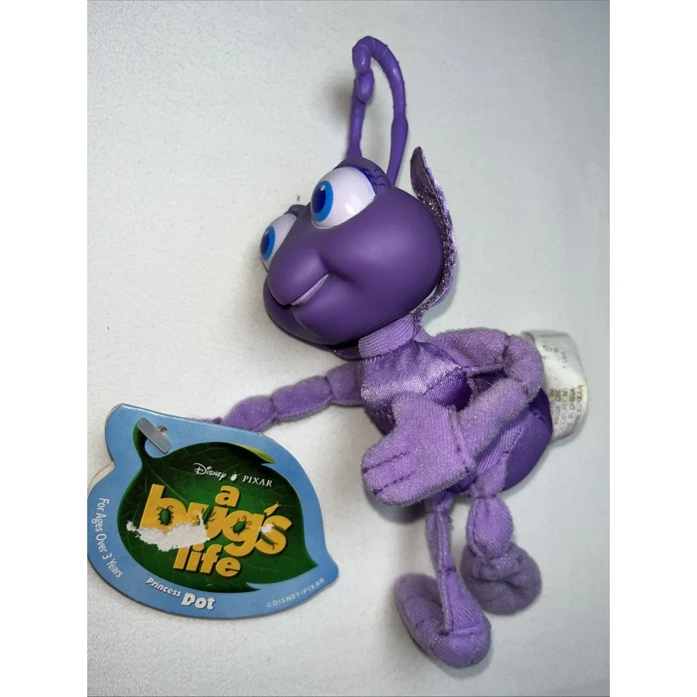 Vintage Disney Pixar A Bugs Life Princess Dot‎ Plush With Plastic Head By Mattel